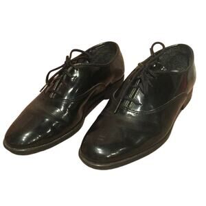Barclay 13M Mens Black Oxford Lace Up Formal Wedding Costume Prom Dress Shoes